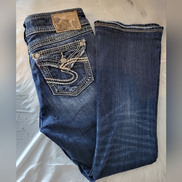 Silver Jeans Denim - Silver Jeans Suki Surplus ,size 26 Hem To 25